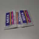 3 x MEFA 15 Sizes Short Coffin Nail Tips - 300 Pcs Half Matte Full Cover Press on Nails, Pre-shape Gel Nail Tips for Nail Extension Home DIY Salon Manicure