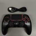 Wireless Controller For PS-5/PC/MAC/iOS/Android/Steam Deck, Gamepad with 7 Variable Color RGB Lights/Hall Effect Joystick/Dual Vibration/Turbo/Programmable/Headset Jack/Touchpad/1500 mAh Battery