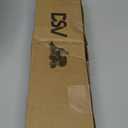 DSV Standard Window Squeegee, 2-in-1 Window Cleaner with 55" Extension Poles, Window Washing Kit, Glass Door Cleaner, Multi-Use Car Windshield Cleaning Tool with Long Handle for High Outdoor Windows