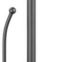 SMARTAKE Paper Towel Holder, Paper Towel Dispenser Standing Weighted Base Non Slip, Spring Arm for Easy Tear, Stainless Steel Paper Towel Holder for Home Kitchen Countertop Tabletop, Metallic Gray