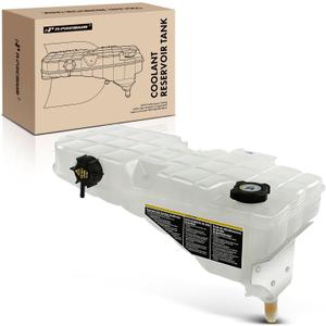A-Premium Coolant Overflow Reservoir Bottle Tank Compatible with Kenworth W900, T800, T660, T600; and Peterbilt 389, 388, 386, 385, 384, 382, 377, 367, 365, 348 - with BEHR Cooling Module
