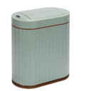 Bathroom Trash Can with Lid Butterfly 2 Gallon Sensor Trash can, IPX5 Waterproof Garbage Can Bathroom Decor, Automatic Trash Bin, Under-Counter Wastebasket for Kitchen, Living Room, Green