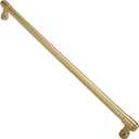 Solid Heavy Duty Jasper Pull Gold Appliance Pull 18 Inch Brushed Brass Cabinet Pulls Extra Long Kitchen Cabinet Handles Cabinet Hardware Kitchen Handles for Drawer Cupboard Handles