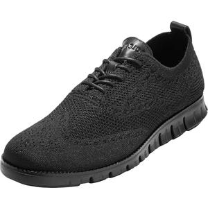 Cole Haan mens Zerogrand Stitchlite Oxford, Black Knit/Black, 11.5 US