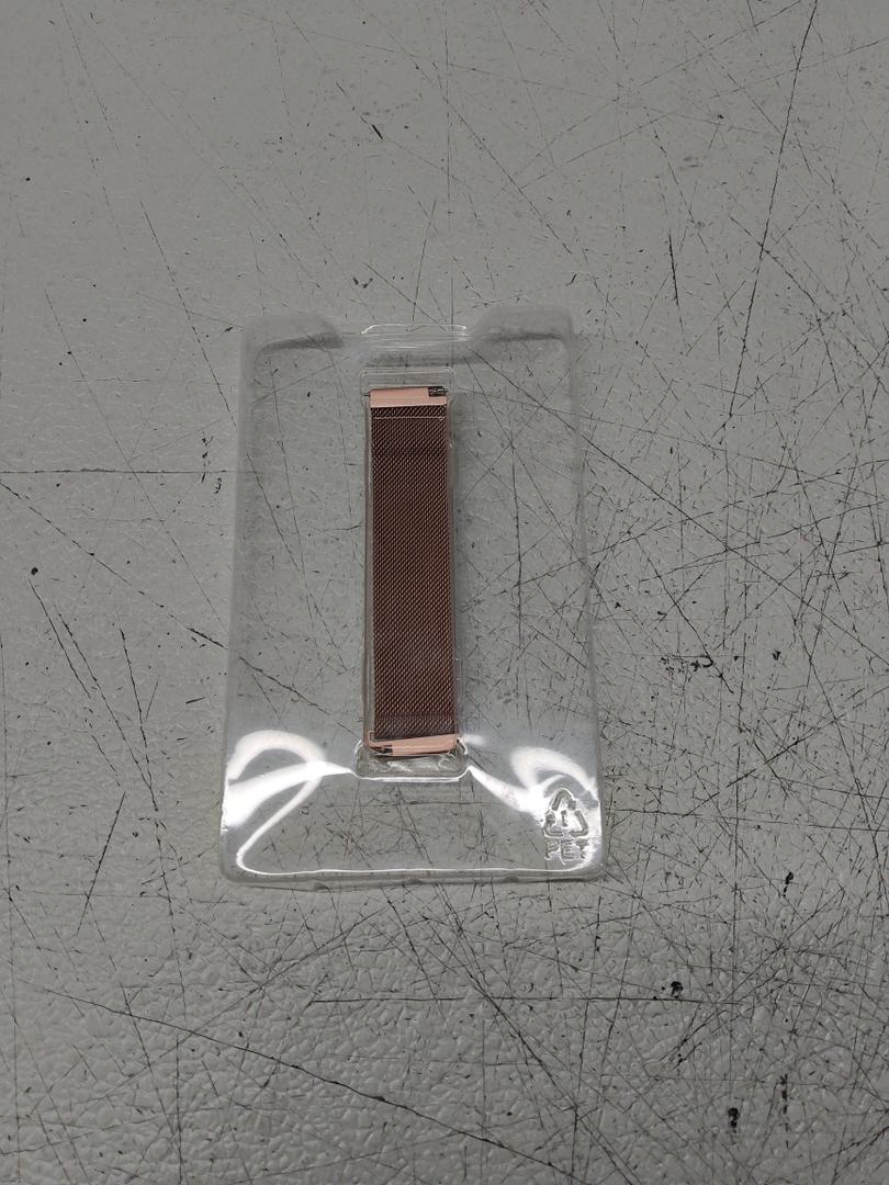 ZWGKKYGYH Compatible with Fitbit Versa and Versa 2 Bands for Women Men, Rose Gold Stainless Steel Metal Mesh Magnetic Band Bracelet Strap Replacement for Fitbit Versa/Versa Lite SE, Small 