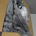 VELLUBAM Electric Heated Blanket Twin 62" x 84" - Soft Fuzzy Cozy Flannel Sherpa Electric Blanket with 5 Heating Levels & 10 Hours Auto Off, Heated Blanket for Women and ETL Certified