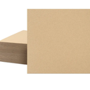 Mat Board Center, 50 Corrugated Cardboard Sheets 10x10 Inches Flat Card Board Inserts for Packing, Shipping, Mailing, DIY Crafts