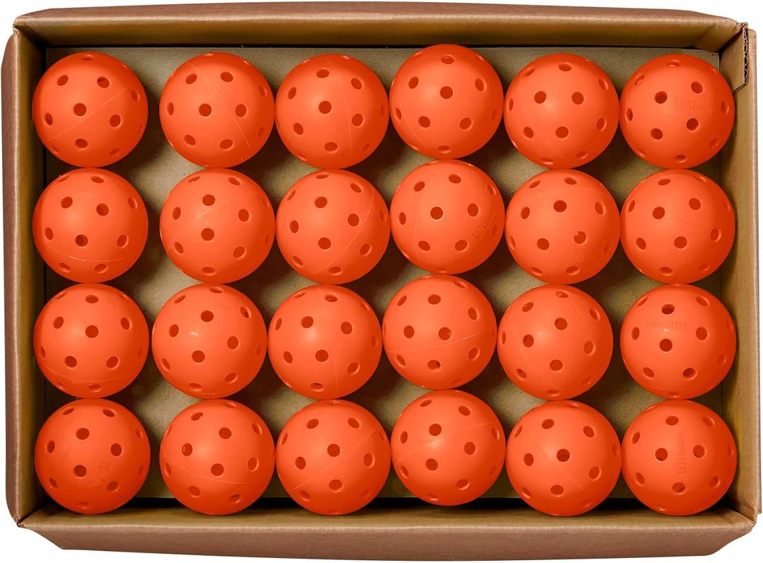 WILSON TRU 32 Indoor Pickleballs - Orange