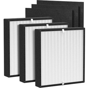 BF35 Replacement Filter Compatible with BF35 for BreatheSmart Classic Air Purifi-er, Includes 3 Premium Filters + 3 Carbon Pre-Filters, 3 Pack
