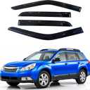 IG Window Visors Fit for 2010-2014 Subaru Outback, Out-Channel Rain Guards Vent Wind Deflectors 4PC, Car Accessories for 10-14 Outback (Excludes Limited Model)