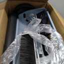 26" Push Lawn Sweeper - New Upgraded 4 Wheels, Durable All-Steel Base