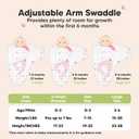 KeaBabies 3-Pack Organic Baby Swaddle Sleep Sacks - Swaddles for Newborns, Infant 0-3 Months, Baby Girls, Boys, Soft & Snug Newborn Sleep Sack, Nursery Swaddling Blankets (Nordic, OS)