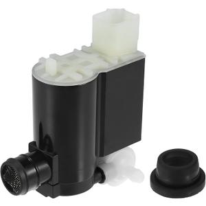 ACROPIX Windshield Washer Motor Pump Fit for Hyundai Tucson Tiburon - Pack of 1 Pcs Black