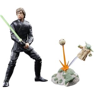 STAR WARS The Black Series Luke Skywalker & Grogu, The Book of Boba Fett, 6-Inch Action Figures, 2-Pack with 9 Accessories, Ages 4 and Up