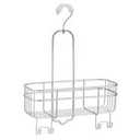 IDesign Euro Metal Hanging Bathroom Shower Caddy With Swivel Hook