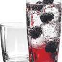 Anchor Hocking Rio Small and Large Drinking Glasses, Set of 16, Clear, 80850L13 (16pc Set)