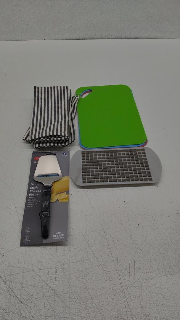 4 Dostochki, Ice mold, 3 Table Towels, OXO Non-stick Cheese Plane 4 Dostochki, Ice mold, 3 Table Towels, OXO Non-stick Cheese Plane