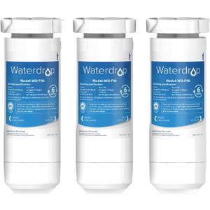 Waterdrop XWF Replacement for GE XWF Refrigerator, GE XWF Water Filter, WR17X30702, 3 FiltersNot XWFE)