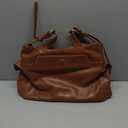 LOVEVOOK Hobo Purses for Women,Soft Faux Leather Crossbody Purse with Tassel Charms,Women's Shoulder Handbags for Daily (Medium, Brown)