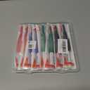 8Pcs Long Head Deep Hole Markers Pens 33mm Long Nib Marker Waterproof Permanent Ink Multi Purpose Quick-Dry Construction Markers Deep Drill Long-nose Marker for Woodworking Decoration