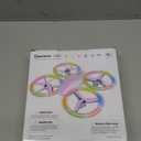 Dacene Mini Drone for Kids,RC drone with LED Lights and Propeller Protection,2 Rechargeable Batteries,Altitude Hold,360 Flips,3 Speed Modes,Flying Toy for Beginners,Gifts Toys for Boys Girls (blue)