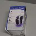 Mini Plug in Heater, Portable Wall Space Heater with Remote, Small Wall Outlet Heating with Adjustable Thermostat and 12H Timer, LED Display for Home Office Bathroom Indoor Use (Ivory)