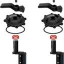 2-Port/3-Port Pool Valve Rebuild Kit Compatible with Jandy 2-way/3-way 4715, 4716, Valve and Gray Includes Handle 7433, Knob 4603, Valve Cover 4606, Diverter Valve 4720 (Pack of 2)