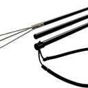 Cressi Aluminium Pole Spear, Black, 3 pcs, 6.5 ft