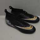 Mens High-Top Football Boots Women's Soccer Cleats for Training Youth Futsal Shoes for Outdoor Indoor Size 45