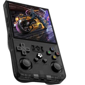 R36MAX Retro Gaming Console, 4.0 Inch Handheld Game Console with 256GB Classic Video Games Inchluded,Support 30+ Simulators, Hand Held Game Console for Christmas (Black)