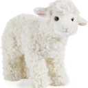 Living Nature Lamb Stuffed Animal | Fluffy Farm Animal | Soft Toy Gift for Kids | 12 Inches (30cm)