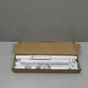 Closet Rods for Hanging Clothes, 17 to 84 Inch Heavy Duty Stepless Adjustable Closet Hanging Rod, 1.3 Inch Diameter Metal Closet Rod for Wardrobes Laundry Bedroom RV, White