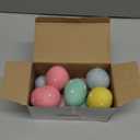 VitalCozy 12 Pcs Colorful Felted Easter Eggs with Polka Dots Pastel Felted Eggs Surprise Easter Eggs Hanging Ornaments for Easter Basket Stuffers Spring Party Decor Garland Crafts, 2.4 in Tall