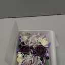 Ling's moment Artificial Flowers and Greenery Combo Box for DIY Lilac & Cream Wedding Bouquet Centerpieces Floral Arrangement Decor (Mini)
