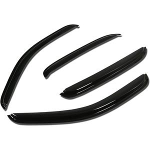 DNA MOTORING WVS-135 4 Piece Vent Window Visor Deflector Rain/Sun Guard Compatible with 92-99 C/K1500 Suburban C/K2500 Suburban, Dark Smoke, 92-00 Chevy/GMC