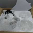 Vintage Bathroom Light Fixtures Over Mirror, 3-Light Black Wall Sconce Lighting with Flower Glass Shade, Farmhouse Vanity Lights for Bedroom Kitchen Living Room Hallway Light