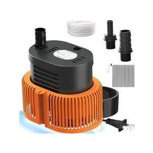 Pool Cover Pump above Ground  Submersible Water Sump Pump Swimming Water Removal Pumps, with Drainage Hose & 25 Feet Extra Long Power Cord, 850 GPH inGround, 3 Adapters