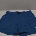 BRISIRA Mens Swim Trunks Swim Shorts Quick Dry 5 inch Inseam Beach Shorts with Compression Liner and Zipper Pocket (34, Copenblue)