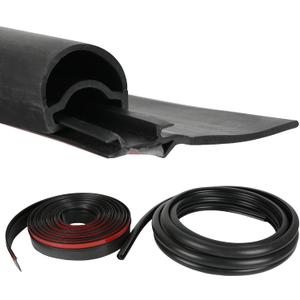 Combo RV Slide Out Seal Kit 018-341 EK 1/2'' x 2.75'' x 35' Travel Trailer Weather Stripping Seal Base+1" x 15/16" x 35' D-Seal Wiper Replacement for RV Camper Slideout System,018-312-EKD + 018-341 EK