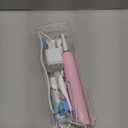 Pink Electric Toothbrush for Adults Kids Electric Toothbrush Rechargeable with 9 Brush Heads, 5 Modes and 2 Minutes Smart Timer, 4Hours Charge for 60 Days, Roman Column Handle (Pink 8-12)