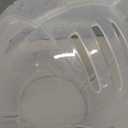 Cat Muzzle for Grooming Breathable Cat Muzzle Helmet Adjustable Hood Anti Bite Muzzles for Pet Bathing,Taking Injections(Color:Clear)