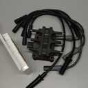 UF305 Ignition Coil & Iridium Spark Plugs & Wire Set Fit for Chrysler Town & Country Voyager Pacifica 3.3L/3.8L V6, Ignition Coil Pack Fitr for Dodge Grand Caravan Caravan 3.3L/3.8L V6, Replaces UF412