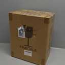 OLEEK Purse vases for Flowers (Handmade) Glass Bag vase -10 Inches- Blue for centerpieces & Fish Bowl - Handbag Unique Flower vase Decorative - Glass Handbag vases for Cute Room Decor (Clear Transparent)