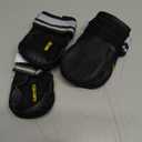 QUMY Dog Shoes for Large Dogs, Medium Dog Boots & Paw Protectors for Winter Snowy Day, Summer Hot Pavement, Water-Resistant in Rainy Weather, Outdoor Walking, Indoor Hardfloors Skid-Resistant Sole (Size 5: 2.4''x2.8''(W*L) (Pack of 4))