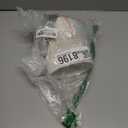 PATIKIL Duct Adapter Round to Oval, 4" Oval Recessed Dryer Vent Hose Connector Adapter with Stainless Steel Clamp for Air Exhaust Ventilation Systems, White