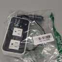 YSOLX 200W Car Power Inverter 12V to 110V for Vehicles, Car Plug Adapter Outlet with 4 USB Fast Charger, Car Charger Cigarette Lighter Adapter for Phone, Laptop on Road Trip (white)