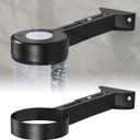 Sensolio Bubble Tube Wall Mount Bracket  Extendable 47 Inch  Protects from Knocks and Spills, Ideal for Children's Sensory Rooms & Aquariums (Black-4 Inch Diameter)