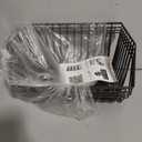Wire Baskets Organization with Rollers for Kitchen and Home Storage, Vegetable Fruits Metal Basket for Countertop and Corner, Wire Basket Storage Bins for Space Utilization, Durable, 5 Tiers