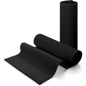 Geiserailie 2 Pcs Chest Compression Wrap Breast Support Band Sports Support Strap Bandage Adjustable Chest Binder for Large Breasted Women Prevent Breast Bounce for Sports Running (Black, Large)