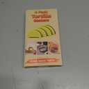 Tortilla Sealer Crimper Press - 4pcs Quesadilla Maker for 10"+8"+6"+4" Flour Tortillas |Make Sealed Taco,Quesadilla,Empanada,Burrito,Dumpling,Sandwich,BPA-Free Dishwasher Safe (Grey Yellow)